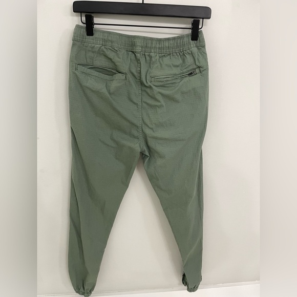 Onia All Terrain Ripstop Cotton Joggers in Sea Moss Green Men’s Small Pants. 2 - Picture 10 of 13